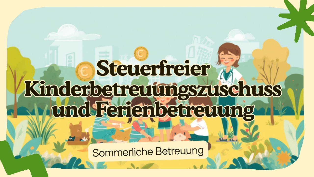 Kinderbetreuungszuschuss und Ferienbetreuung – steuerfrei bis 2.000 Euro