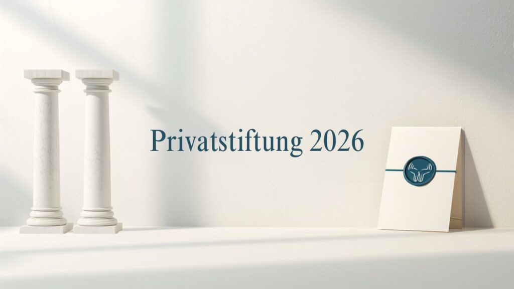 Privatstiftungen 2026: Höhere Stiftungseingangssteuer und Zwischensteuer